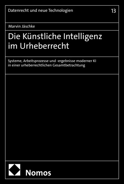 Cover des Buchs: Die Künstliche Intelligenz im Urheberrecht