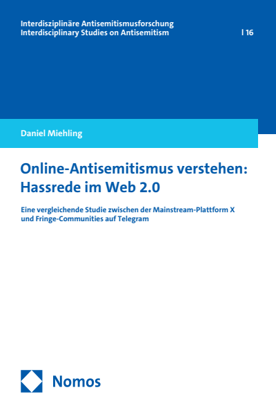 Cover des Buchs: Online-Antisemitismus verstehen: Hassrede im Web 2.0