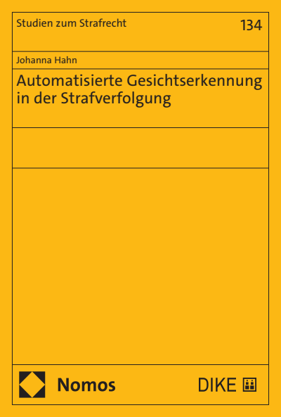 Cover des Buchs: Automatisierte Gesichtserkennung in der Strafverfolgung