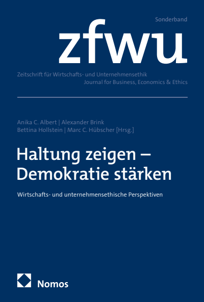 Cover des Buchs: Haltung zeigen – Demokratie stärken