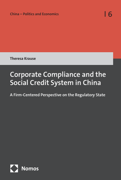 Cover des Buchs: Corporate Compliance and the Social Credit System in China