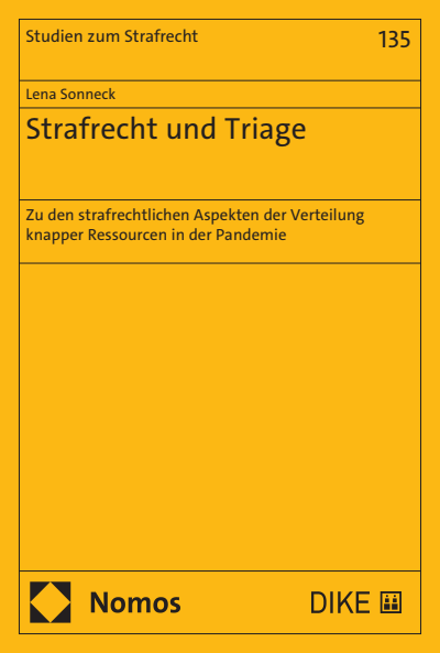 Cover des Buchs: Strafrecht und Triage