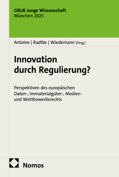 Cover des Buchs: Innovation durch Regulierung?