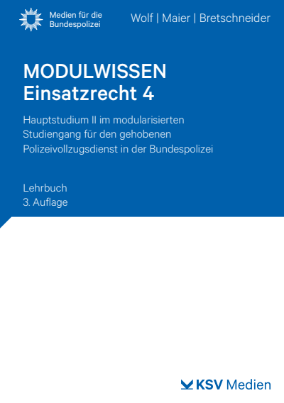Cover des Buchs: MODULWISSEN Einsatzrecht 4