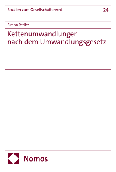 Cover des Buchs: Kettenumwandlungen nach dem Umwandlungsgesetz