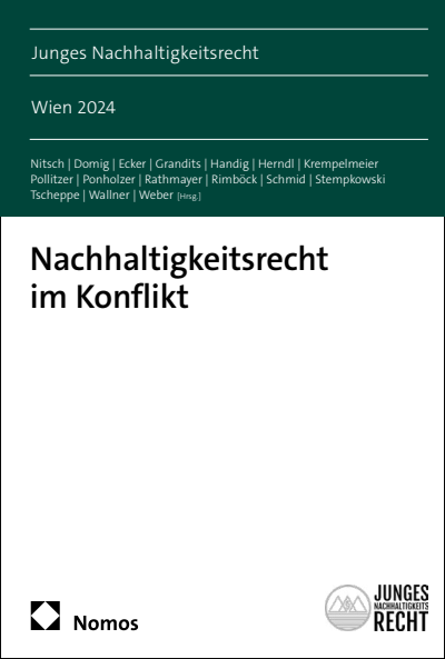 Cover des Buchs: Nachhaltigkeitsrecht im Konflikt