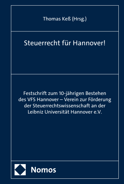 Cover des Buchs: Steuerrecht für Hannover!