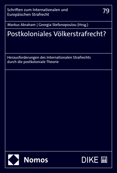 Cover des Buchs: Postkoloniales Völkerstrafrecht?