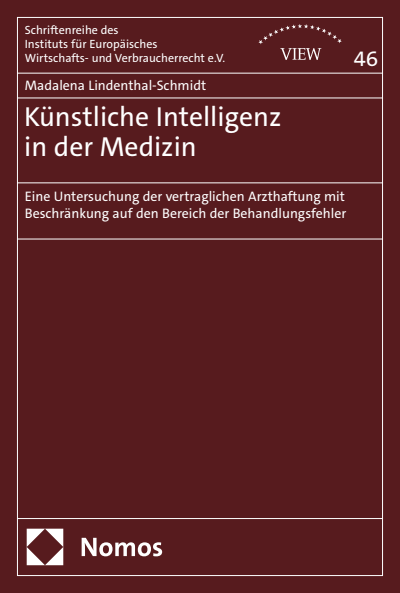 Cover des Buchs: Künstliche Intelligenz in der Medizin