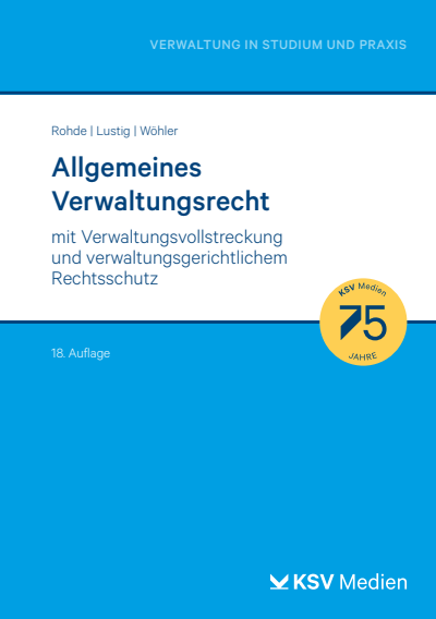 Cover des Buchs: Allgemeines Verwaltungsrecht