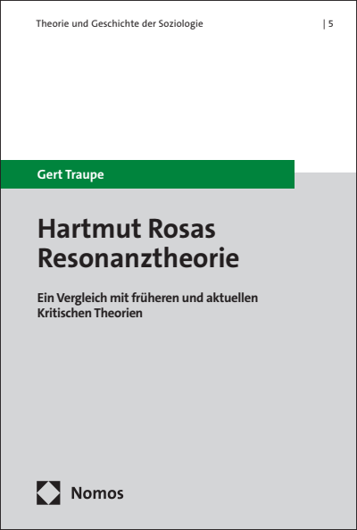 Cover des Buchs: Hartmut Rosas Resonanztheorie