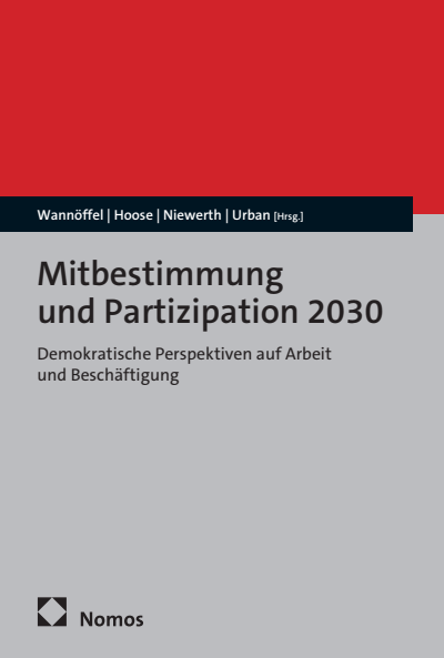 Cover des Buchs: Mitbestimmung und Partizipation 2030