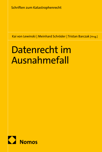 Cover des Buchs: Datenrecht im Ausnahmefall