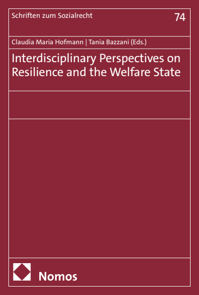 Cover des Buchs: Interdisciplinary Perspectives on Resilience and the Welfare State