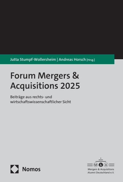 Cover des Buchs: Forum Mergers & Acquisitions 2025