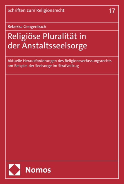 Cover of book: Religiöse Pluralität in der Anstaltsseelsorge