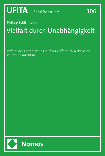 Cover des Buchs: Vielfalt durch Unabhängigkeit