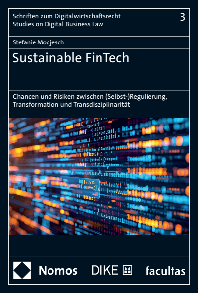 Cover des Buchs: Sustainable FinTech