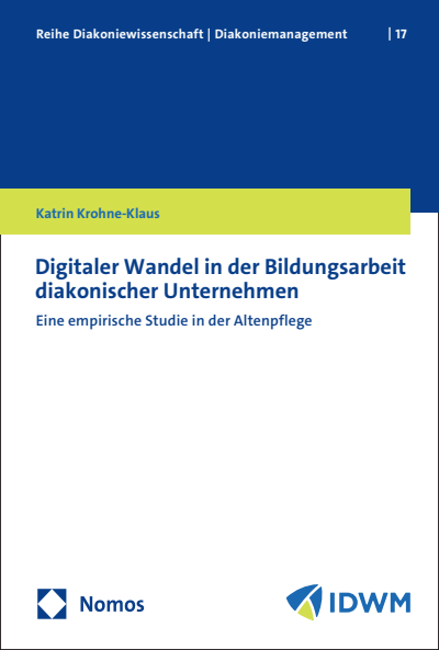 Cover des Buchs: Digitaler Wandel in der Bildungsarbeit diakonischer Unternehmen