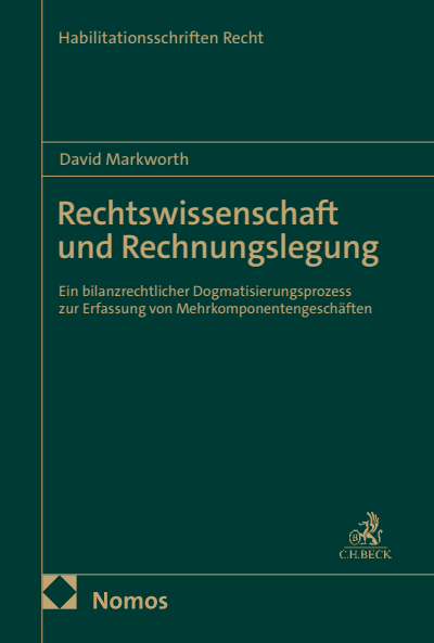 Cover des Buchs: Rechtswissenschaft und Rechnungslegung