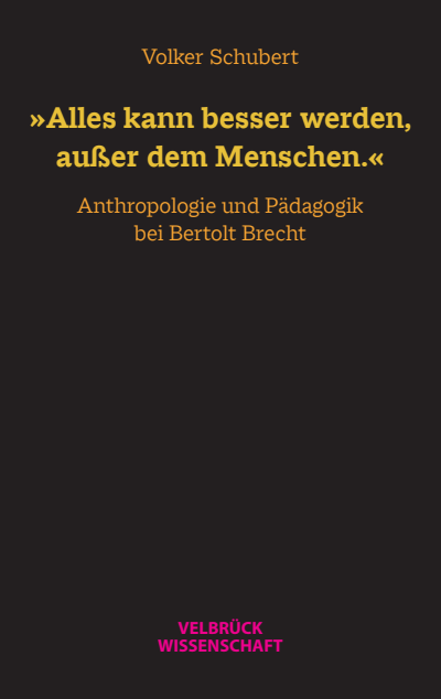 Cover des Buchs: »Alles kann besser werden, außer dem Menschen.«