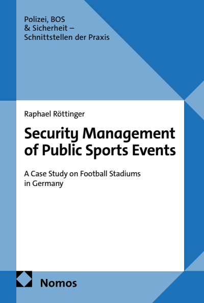 Cover des Buchs: Security Management of Public Sports Events