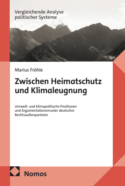 Cover des Buchs: Zwischen Heimatschutz und Klimaleugnung