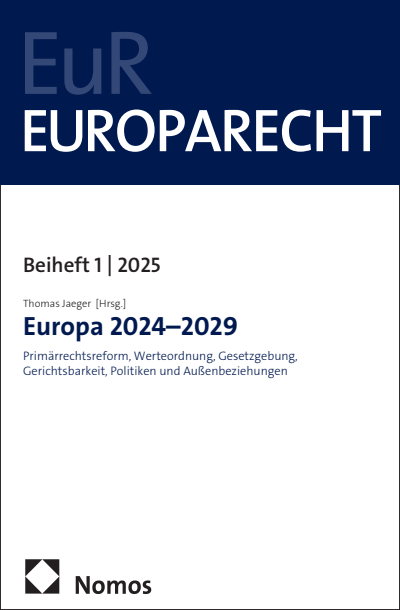 Cover des Buchs: Europa 2024–2029