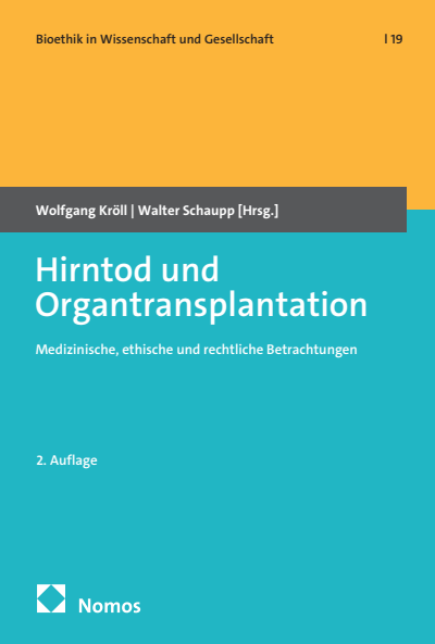 Cover des Buchs: Hirntod und Organtransplantation