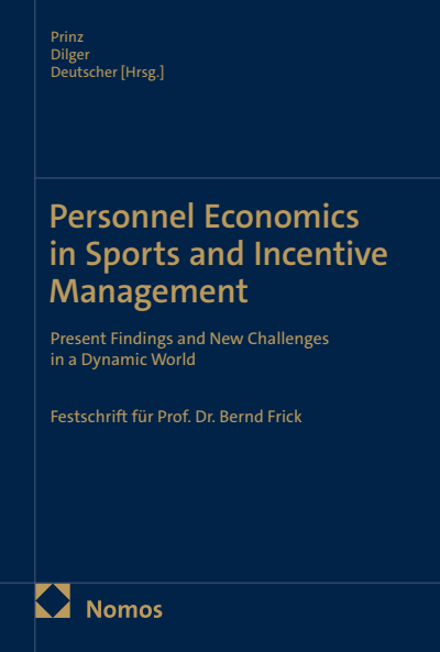 Cover des Buchs: Personnel Economics in Sports and Incentive Management