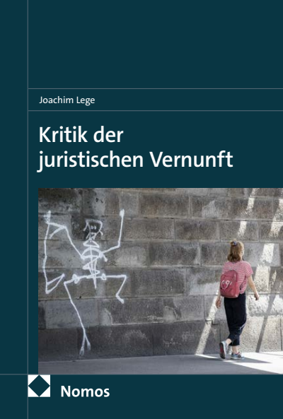 Cover des Buchs: Kritik der juristischen Vernunft