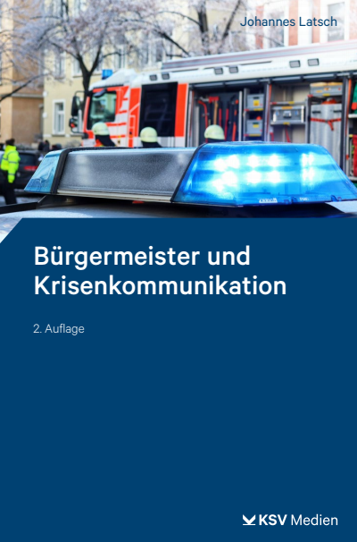 Cover des Buchs: Bürgermeister und Krisenkommunikation