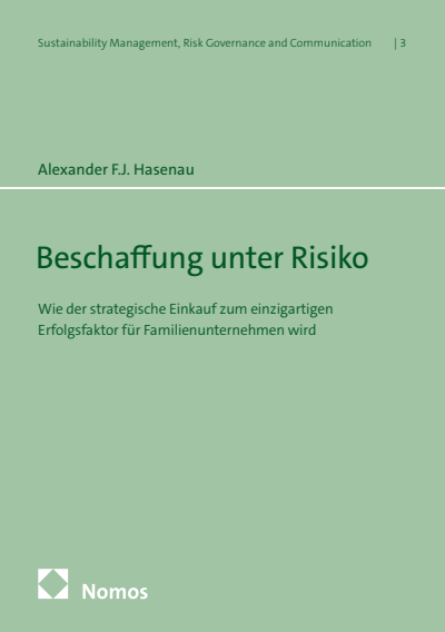 Cover des Buchs: Beschaffung unter Risiko