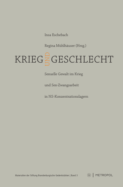 Cover des Buchs: Krieg und Geschlecht