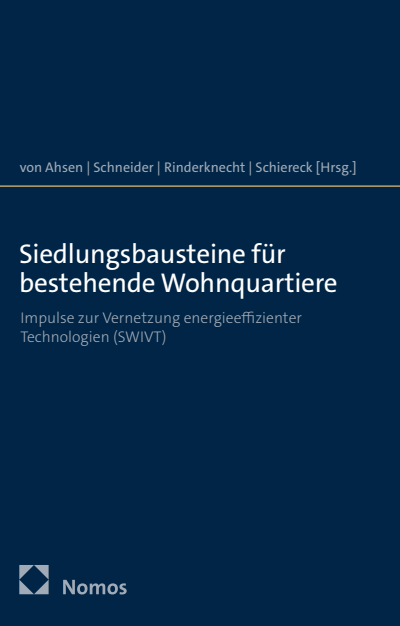 Cover des Buchs: Siedlungsbausteine für bestehende Wohnquartiere