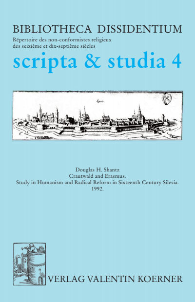 Cover of book: Crautwald and Erasmus