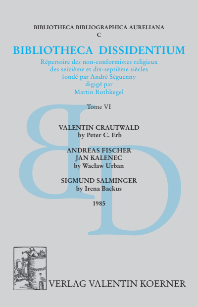 Cover des Buchs: Bibliotheca Dissidentium VI