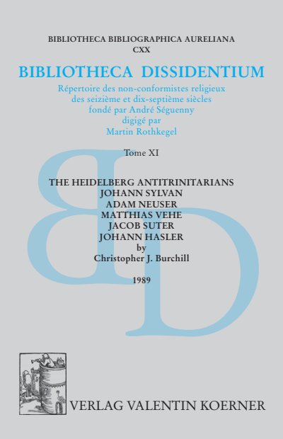 Cover des Buchs: Bibliotheca Dissidentium XI