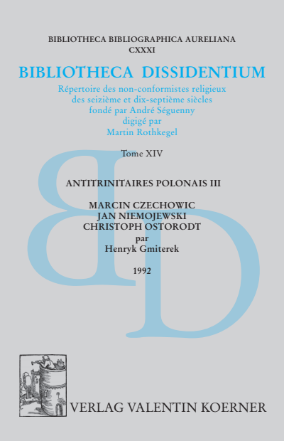 Cover des Buchs: Bibliotheca Dissidentium XIV