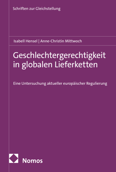 Cover des Buchs: Geschlechtergerechtigkeit in globalen Lieferketten