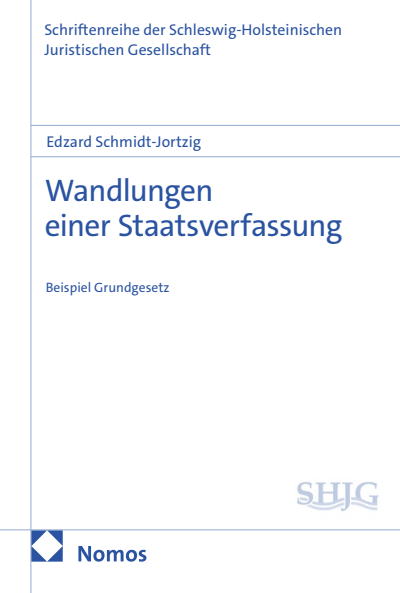 Cover des Buchs: Wandlungen einer Staatsverfassung