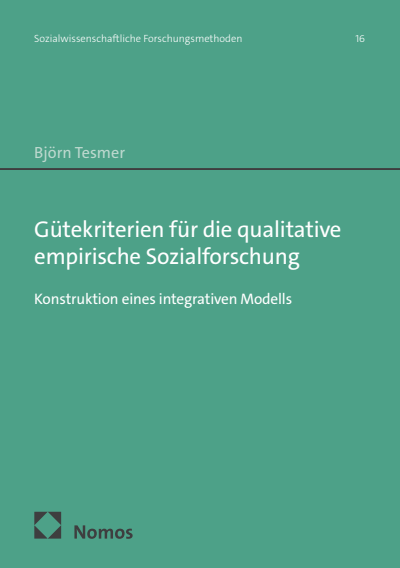 Cover des Buchs: Gütekriterien für die qualitative empirische Sozialforschung