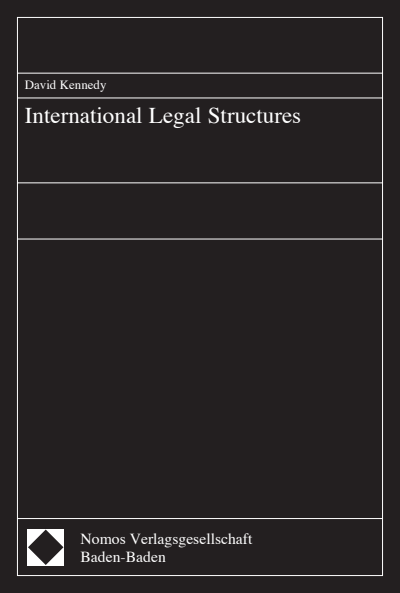 Cover des Buchs: International Legal Structures