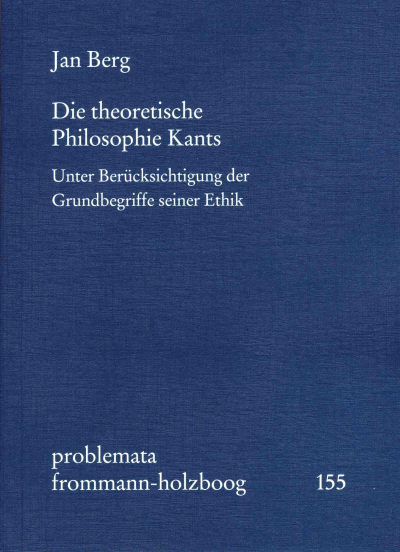 Cover of book: Die theoretische Philosophie Kants