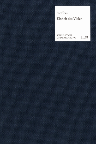 Cover des Buchs: Eine lebendige Einheit des Vielen