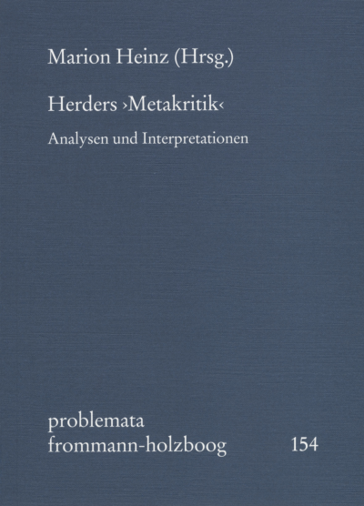 Cover des Buchs: Herders ›Metakritik‹