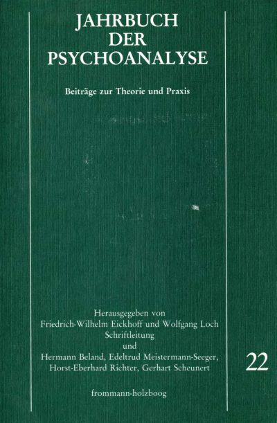 Cover des Buchs: Jahrbuch der Psychoanalyse