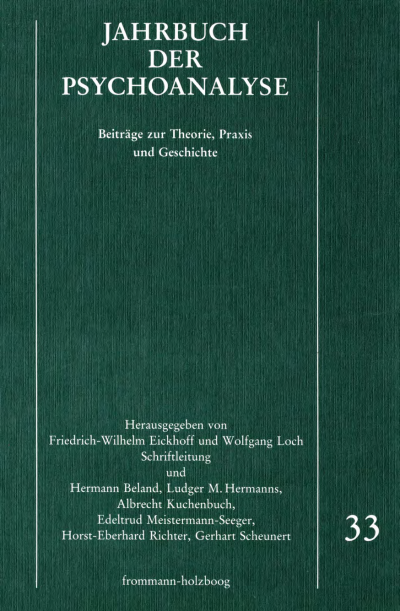 Cover des Buchs: Jahrbuch der Psychoanalyse