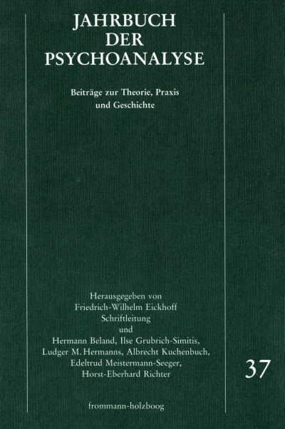 Cover des Buchs: Jahrbuch der Psychoanalyse