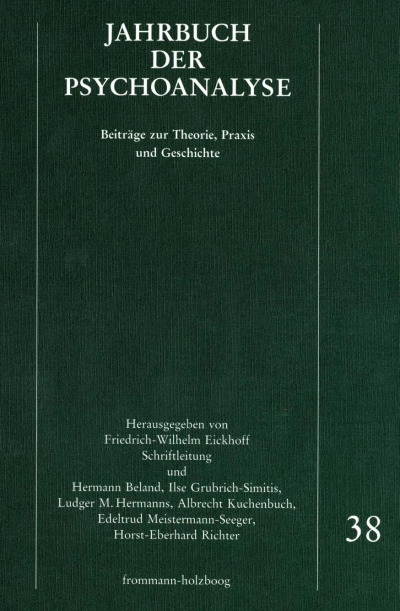 Cover des Buchs: Jahrbuch der Psychoanalyse